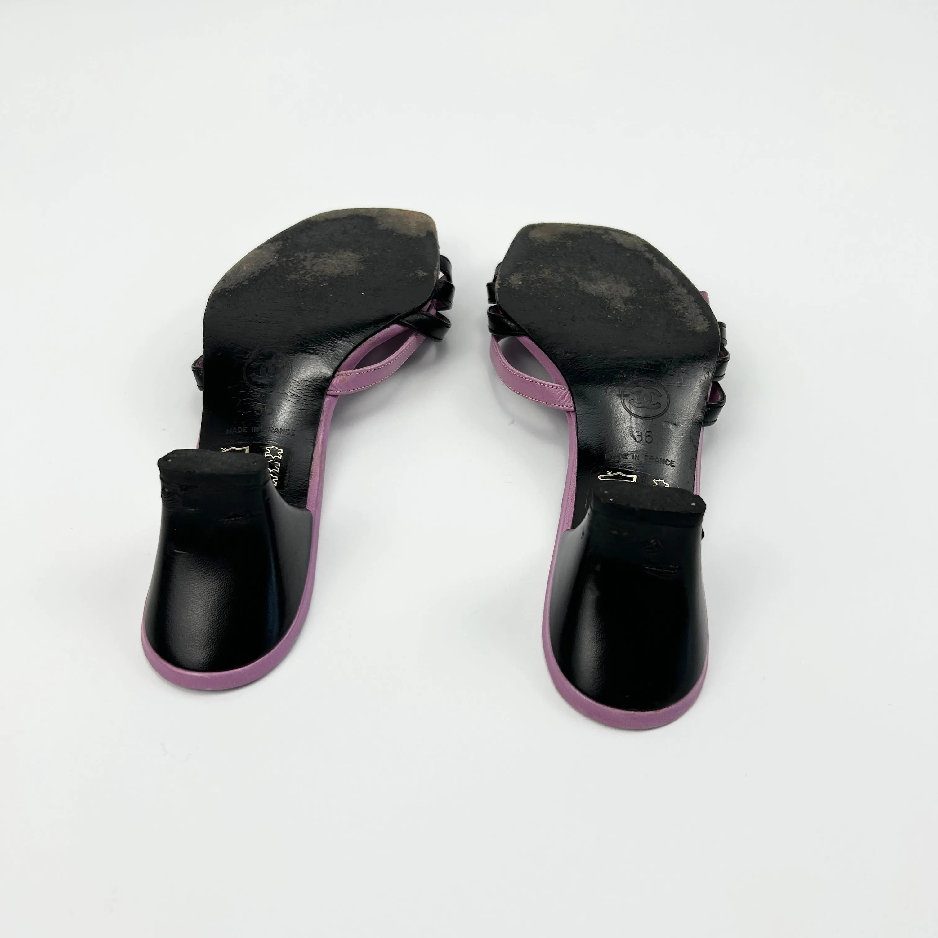 Vintage Chanel Mules Heels