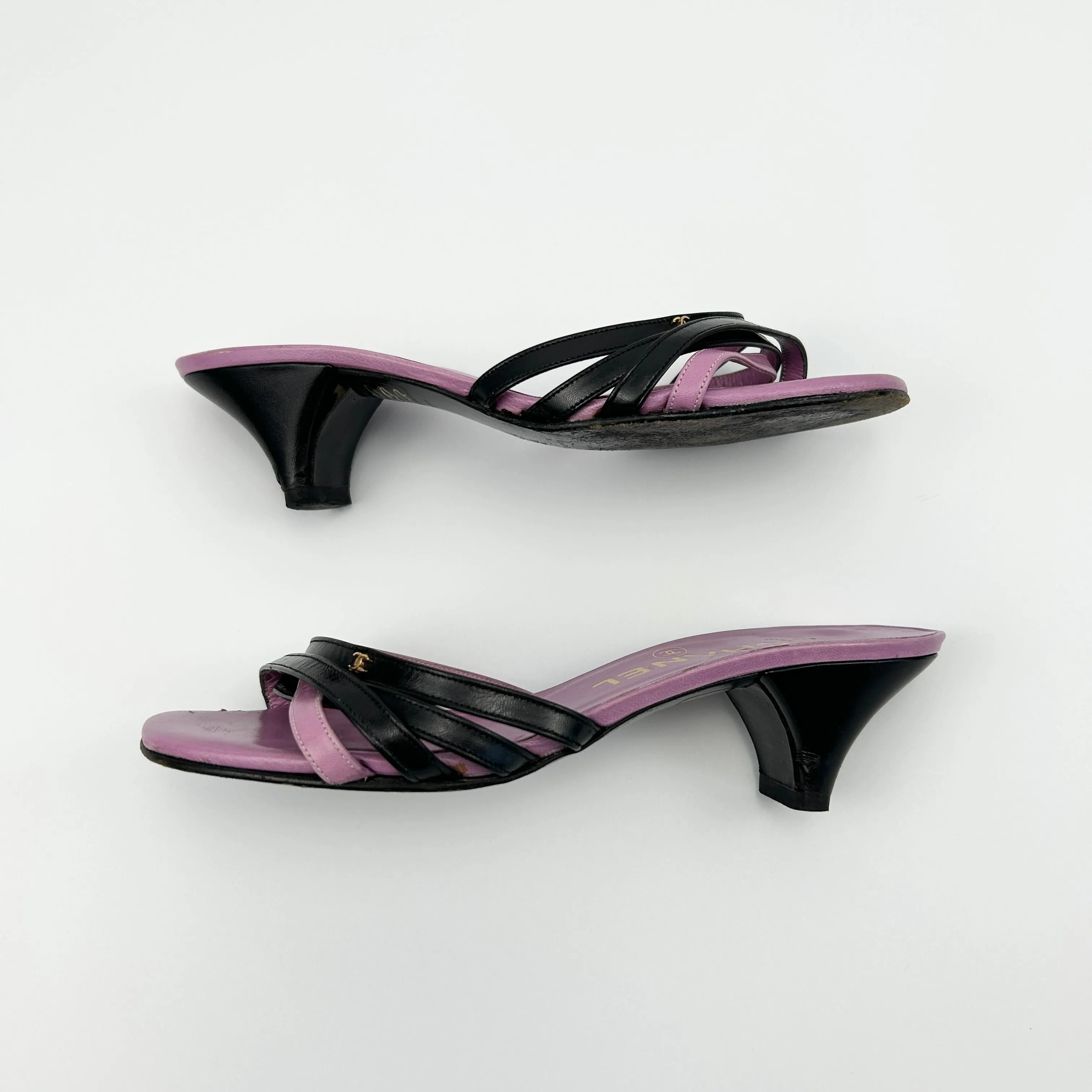 Vintage Chanel Mules Heels