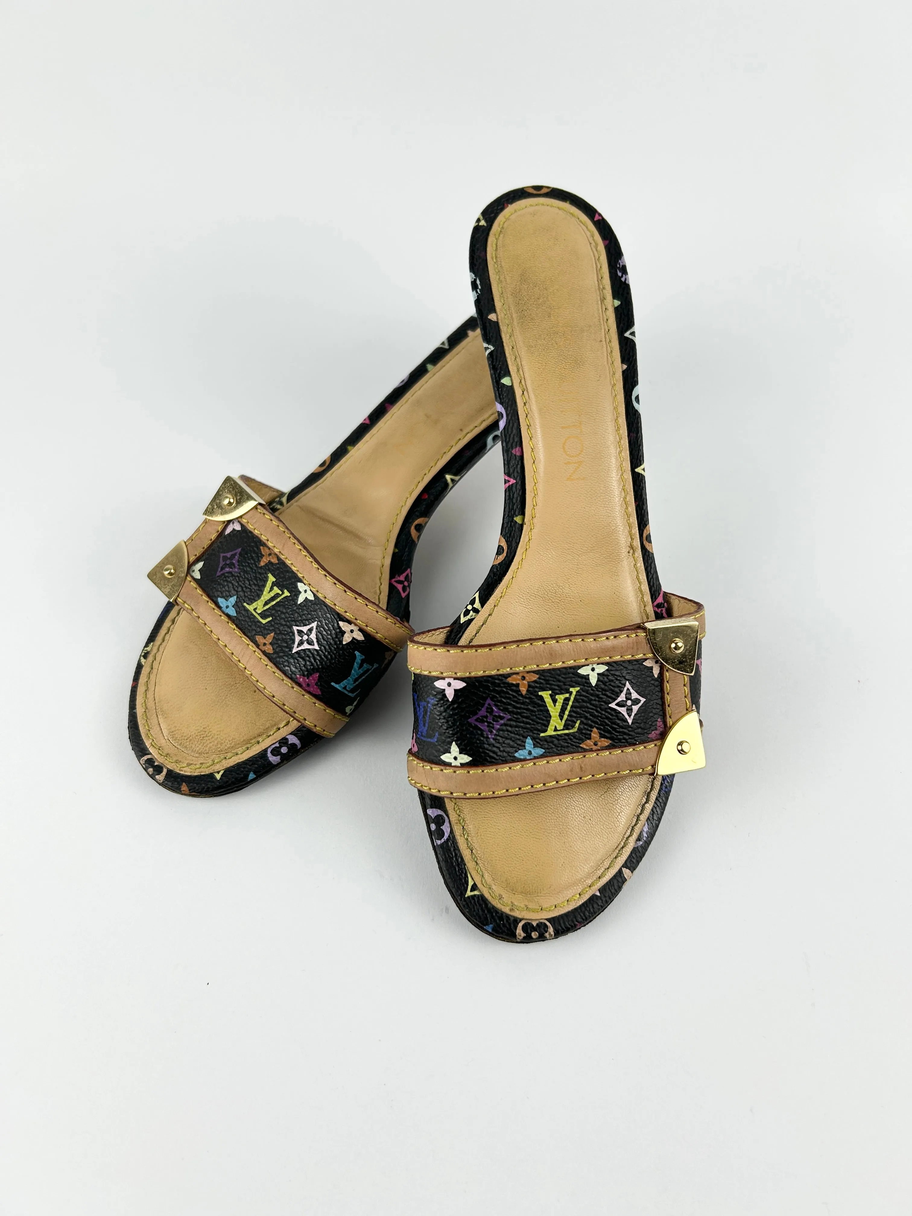 Vintage Louis Vuitton Mules Heels