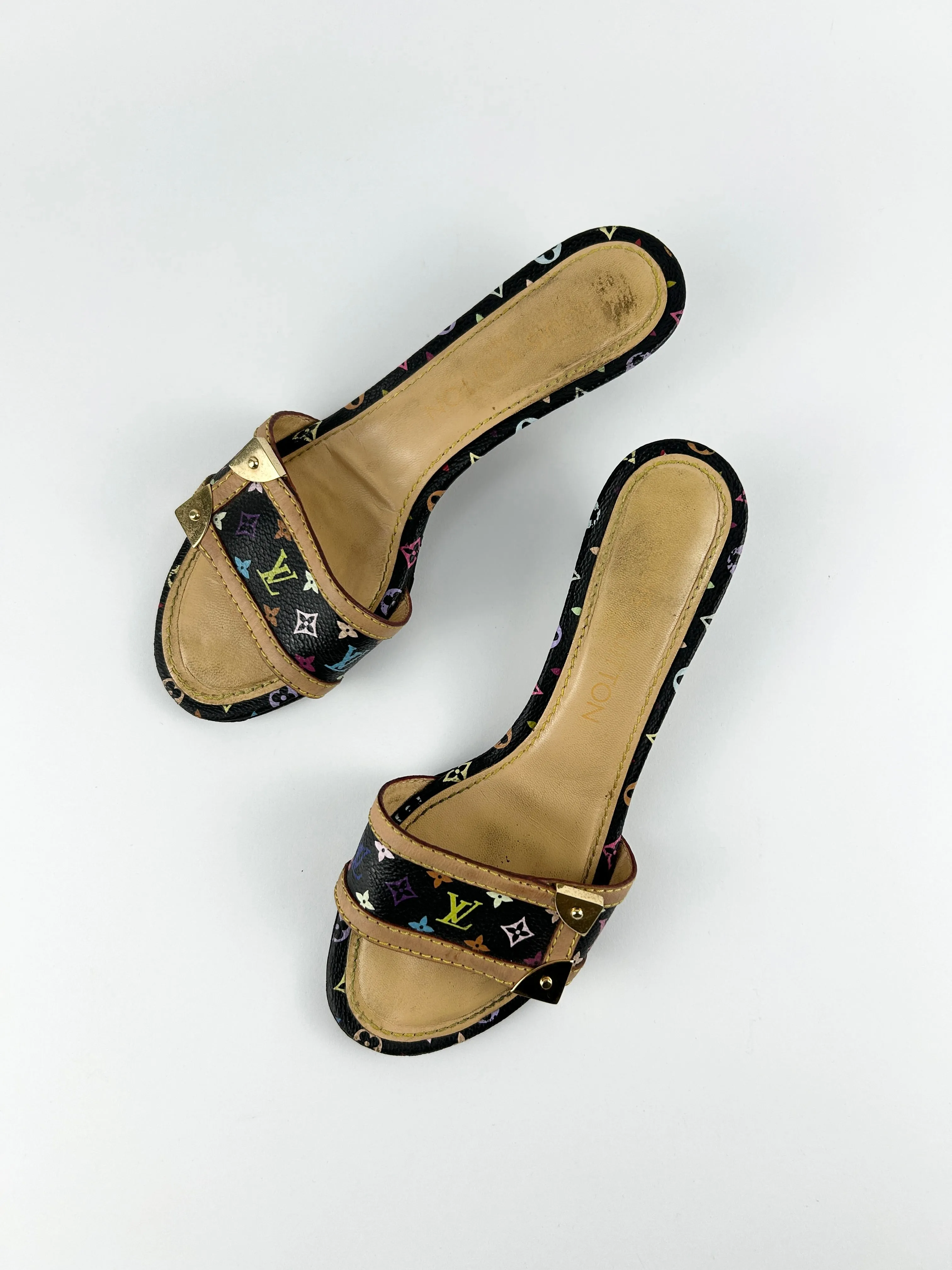 Vintage Louis Vuitton Mules Heels