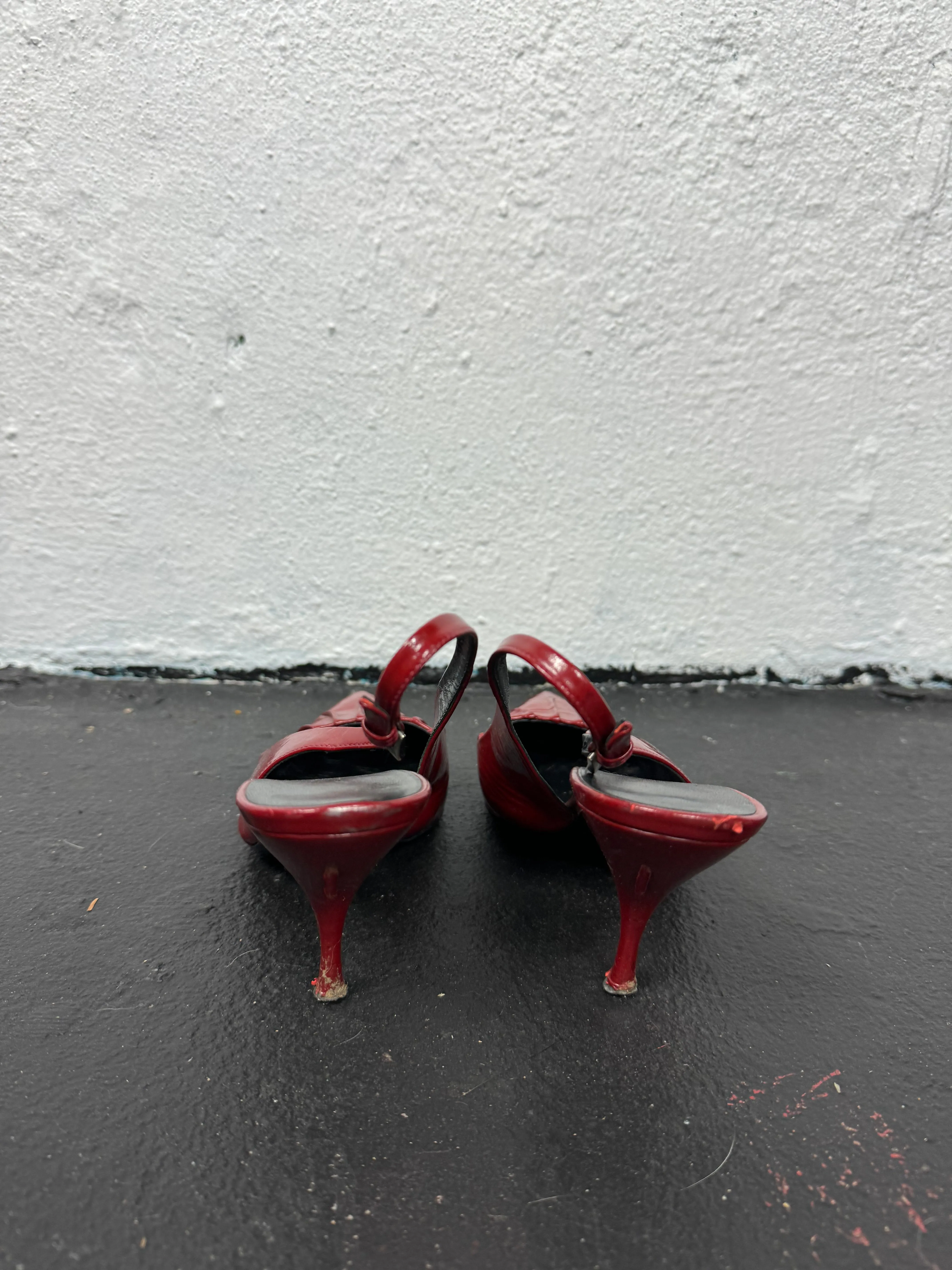 VINTAGE PRADA SLINGBACK HEELS