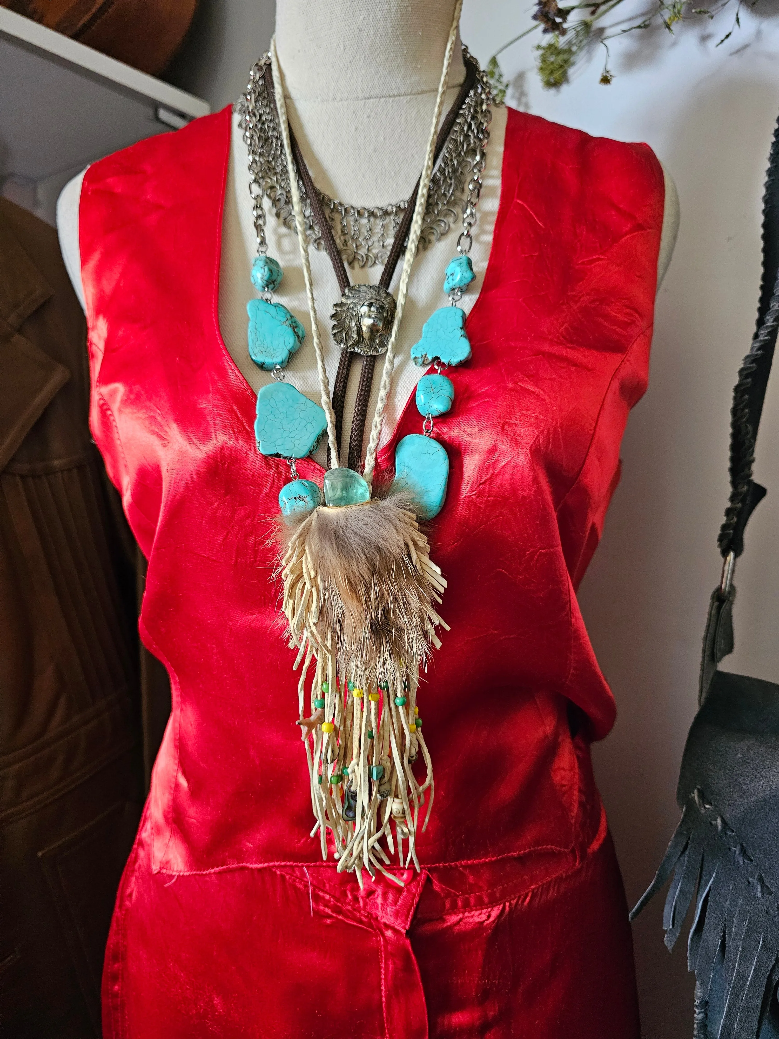 Vintage Red Satin Two-Piece Set – Bold Elegance s