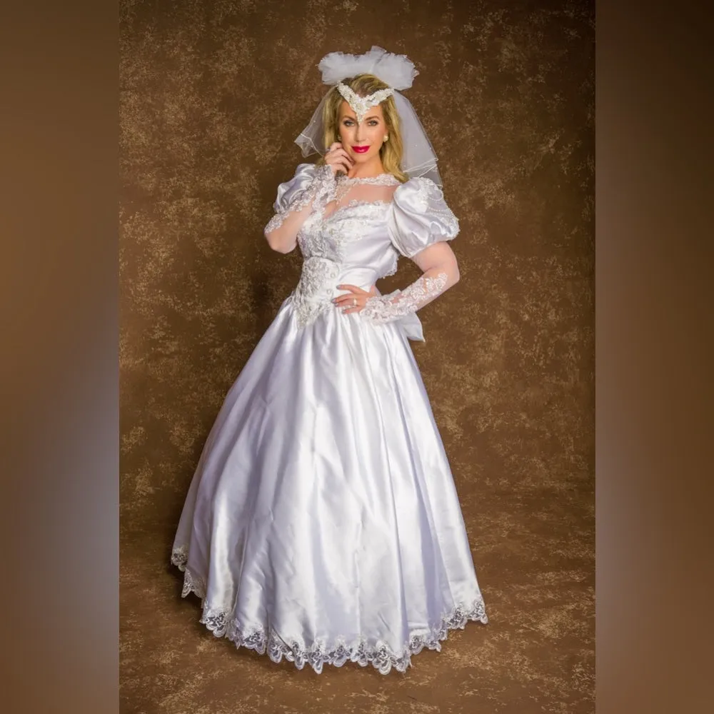 Wedding gown & veil