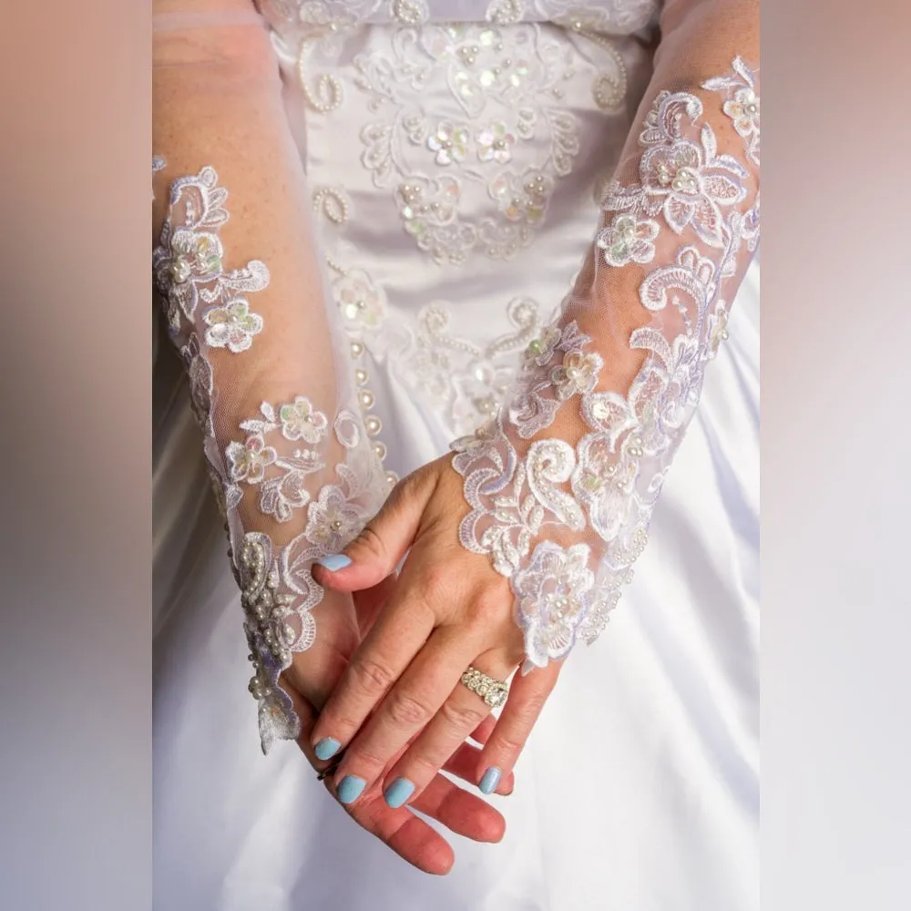 Wedding gown & veil