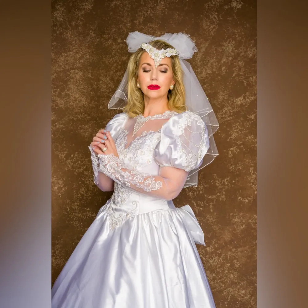 Wedding gown & veil