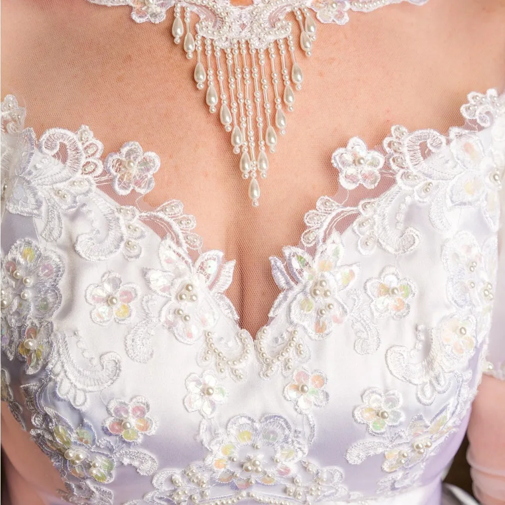Wedding gown & veil