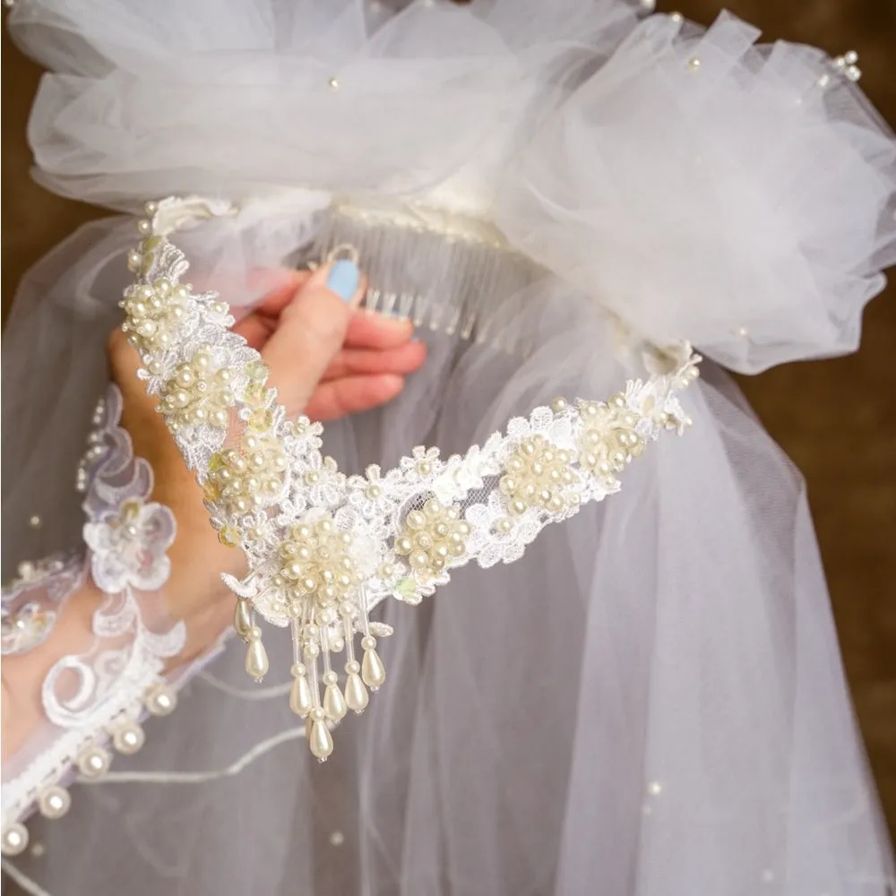 Wedding gown & veil