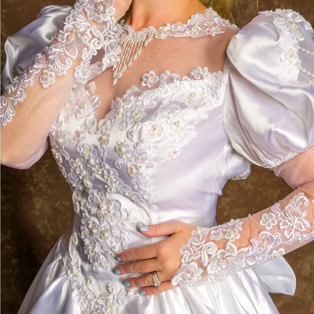 Wedding gown & veil