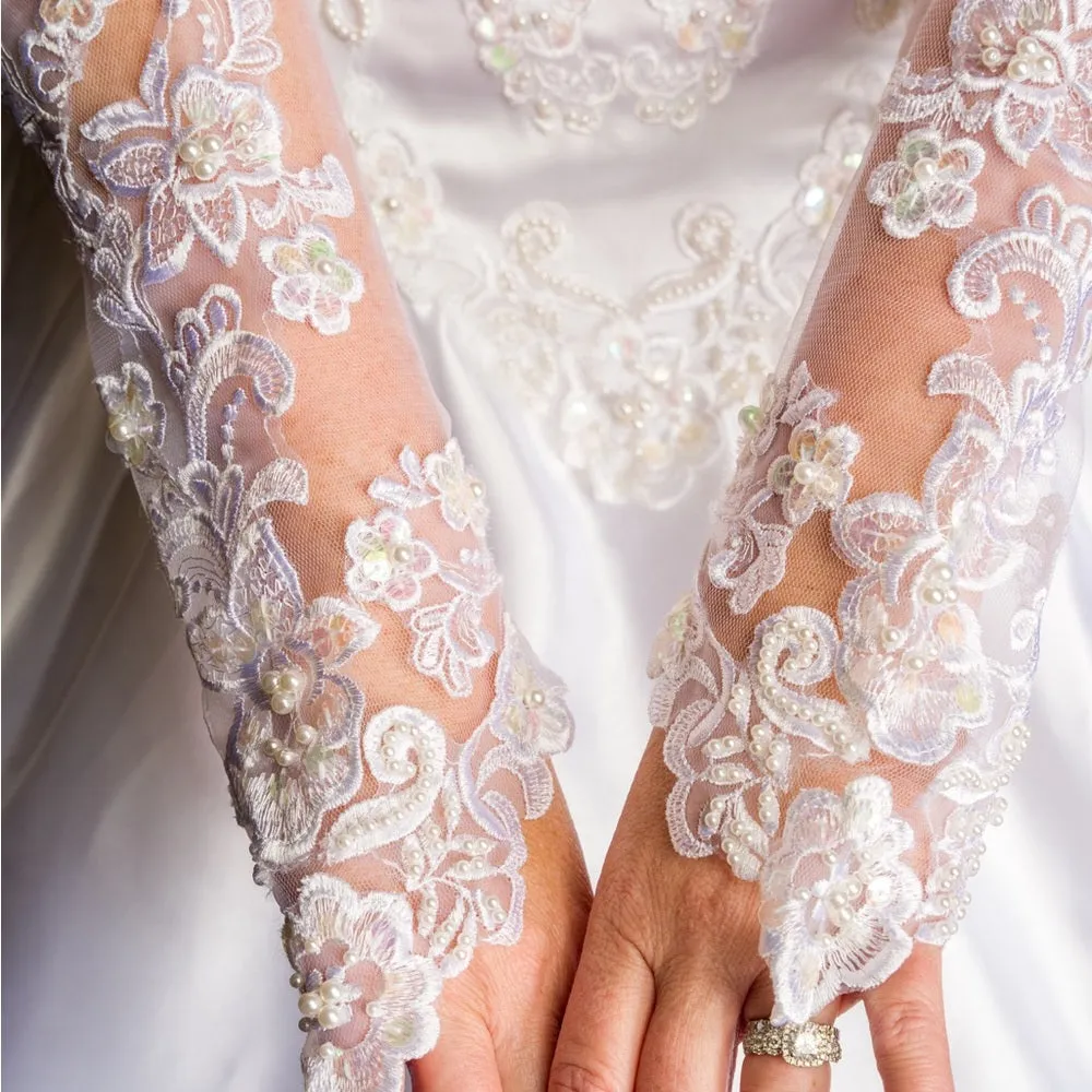 Wedding gown & veil