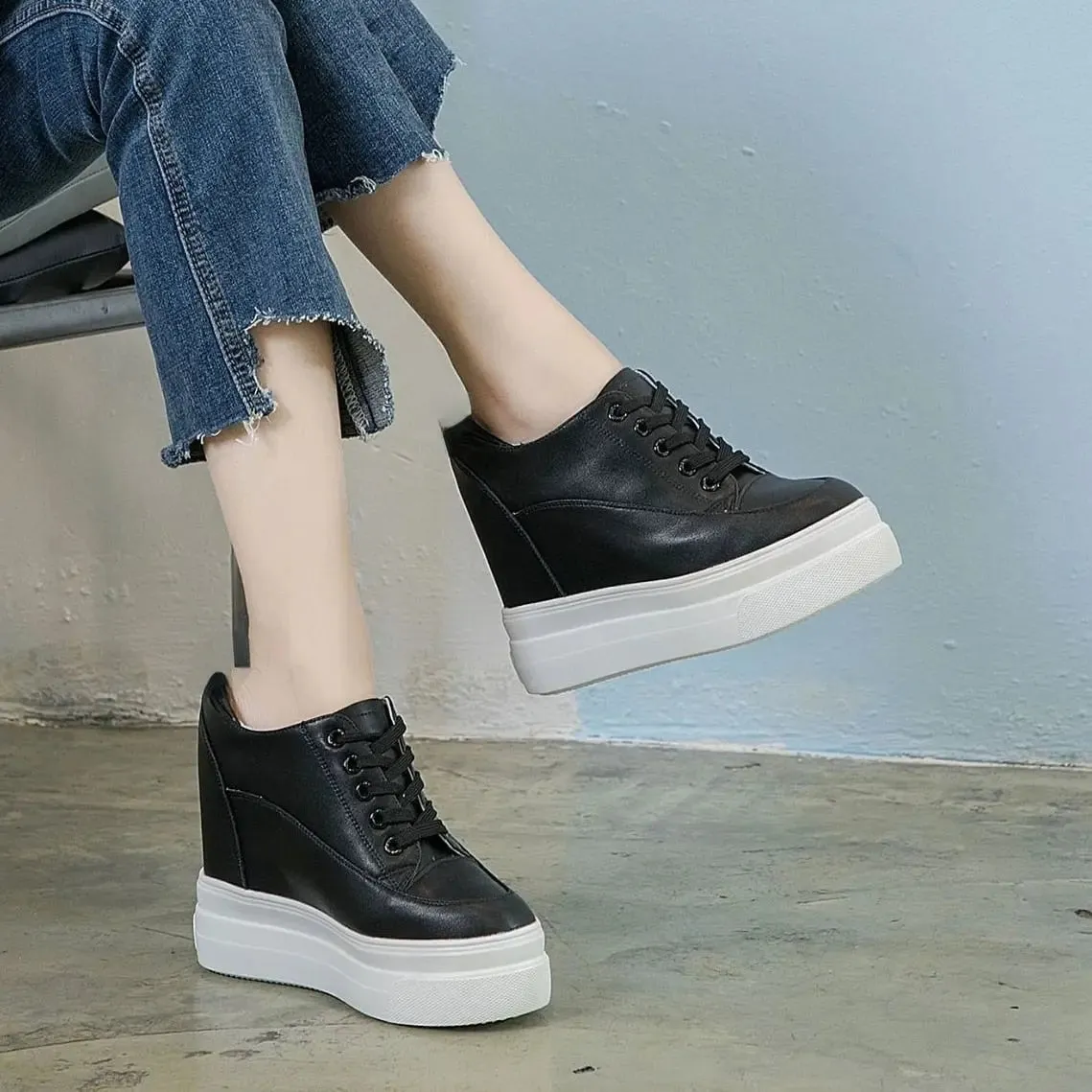 Wedge Sneakers Shoes Women