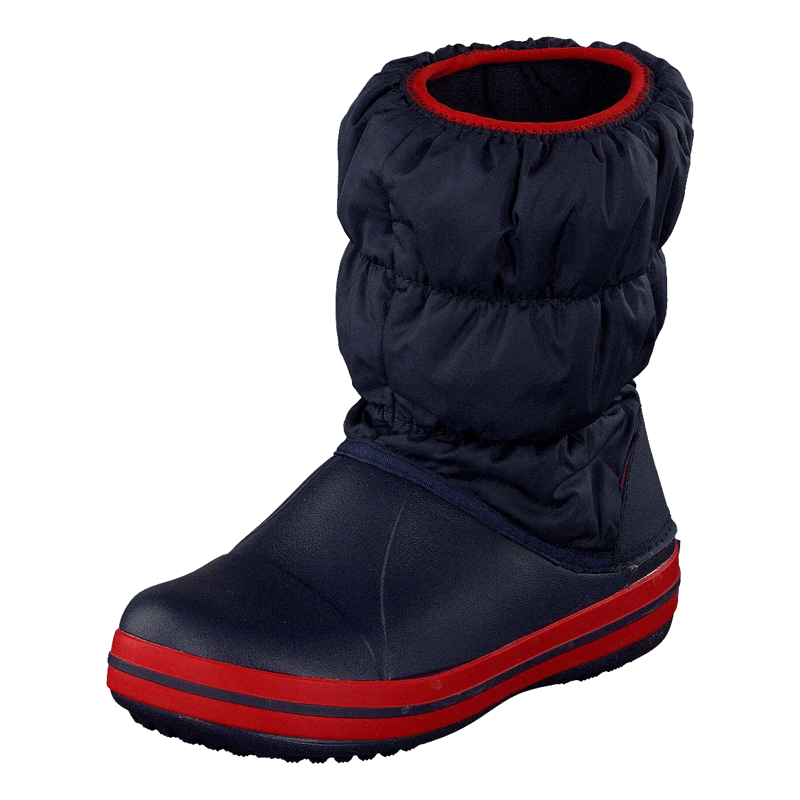 Winter Puff Boot Kids Navy-Red