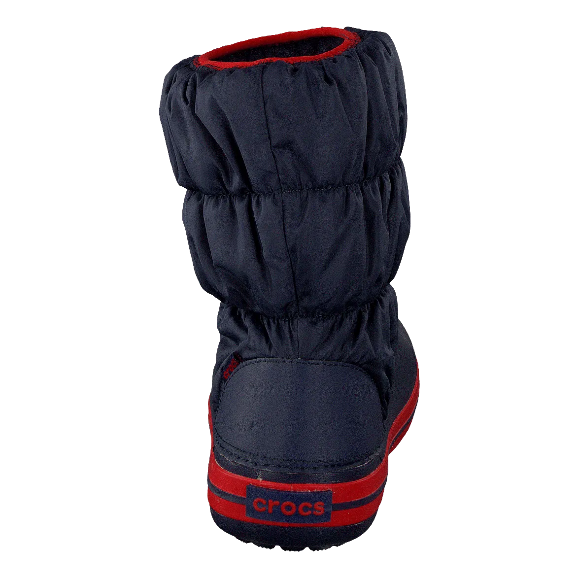 Winter Puff Boot Kids Navy-Red