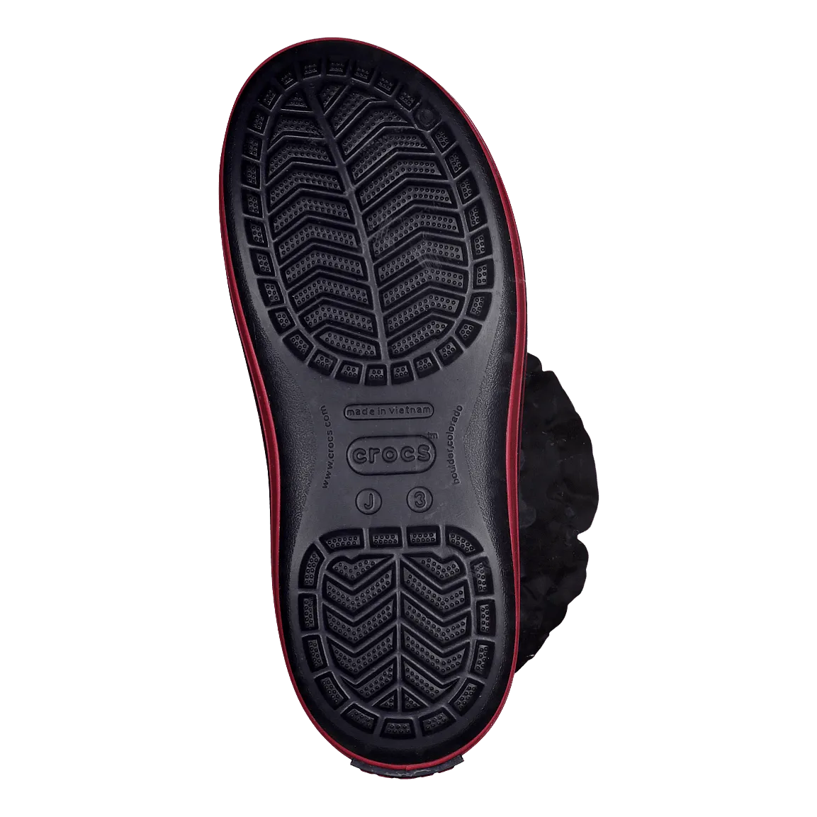 Winter Puff Boot Kids Navy-Red