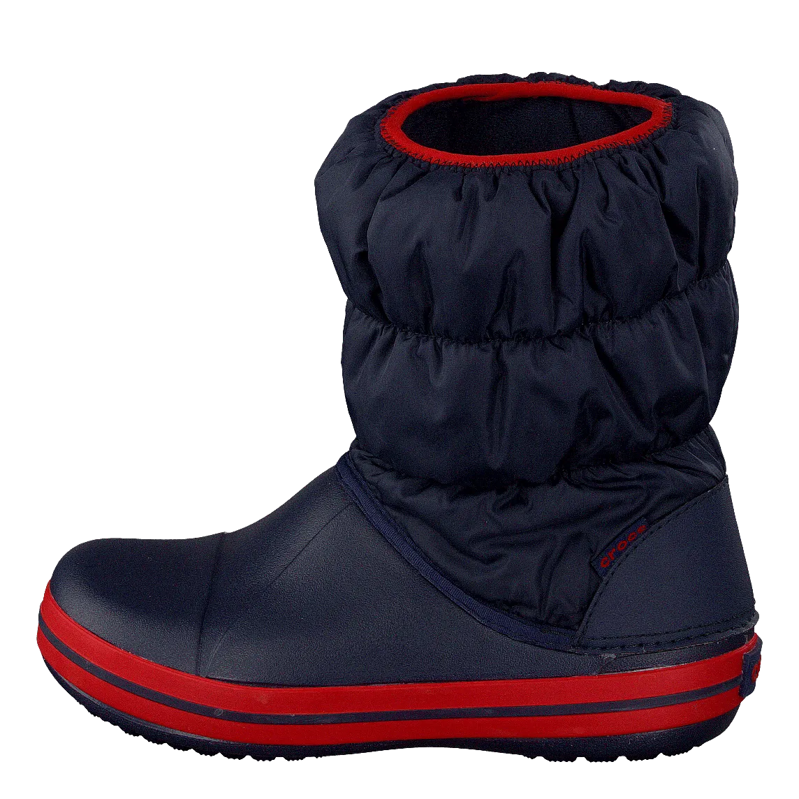 Winter Puff Boot Kids Navy-Red