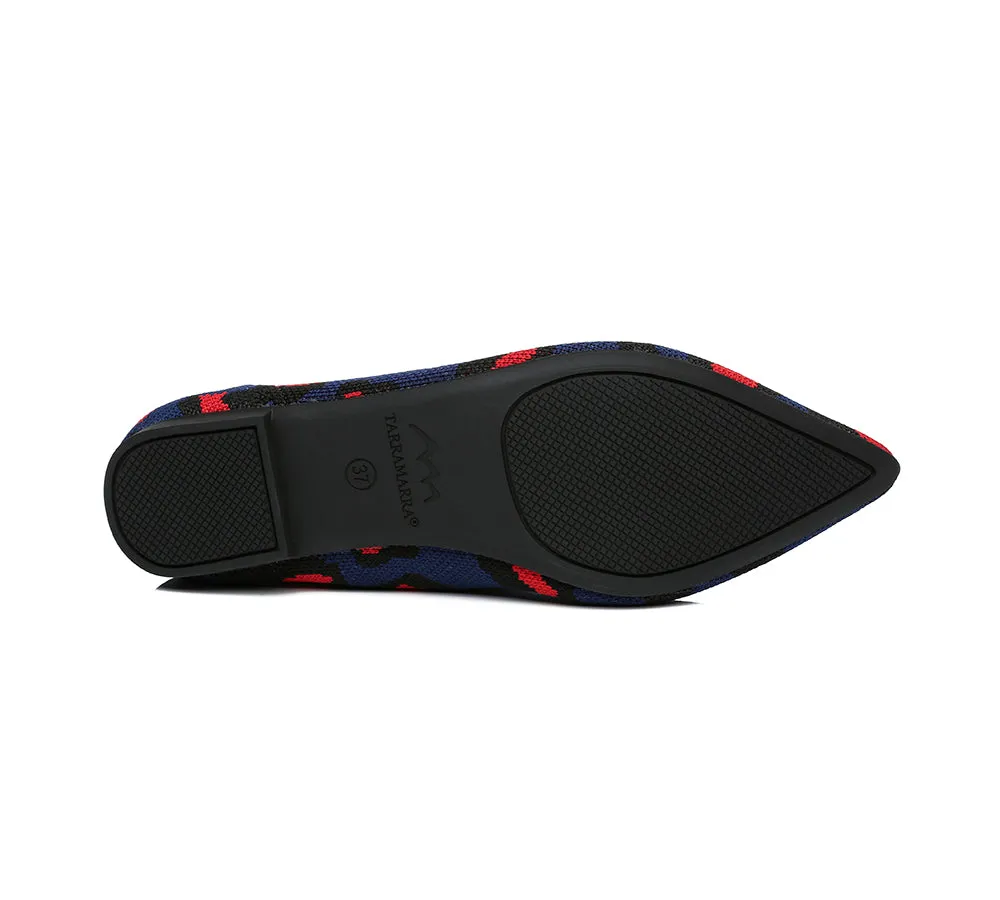 Women Foldable Pointed Toe Ballerina Flats Tania