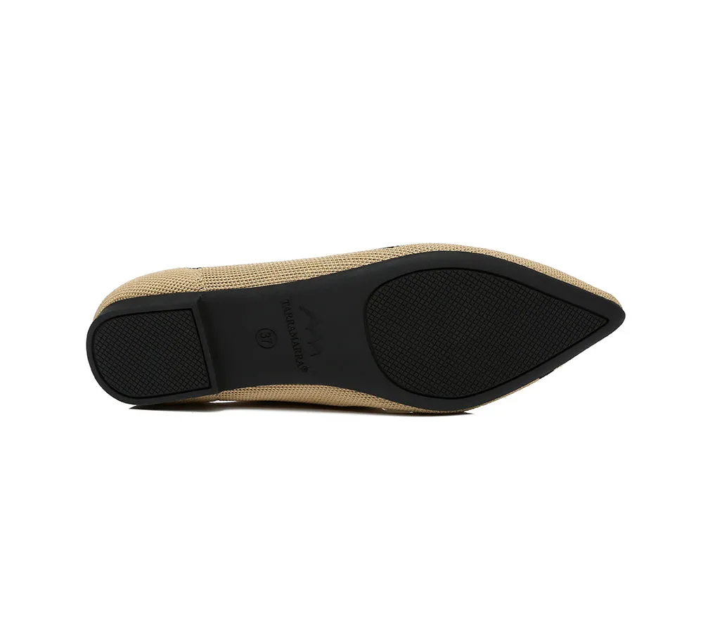 Women Foldable Pointed Toe Ballerina Flats Tania