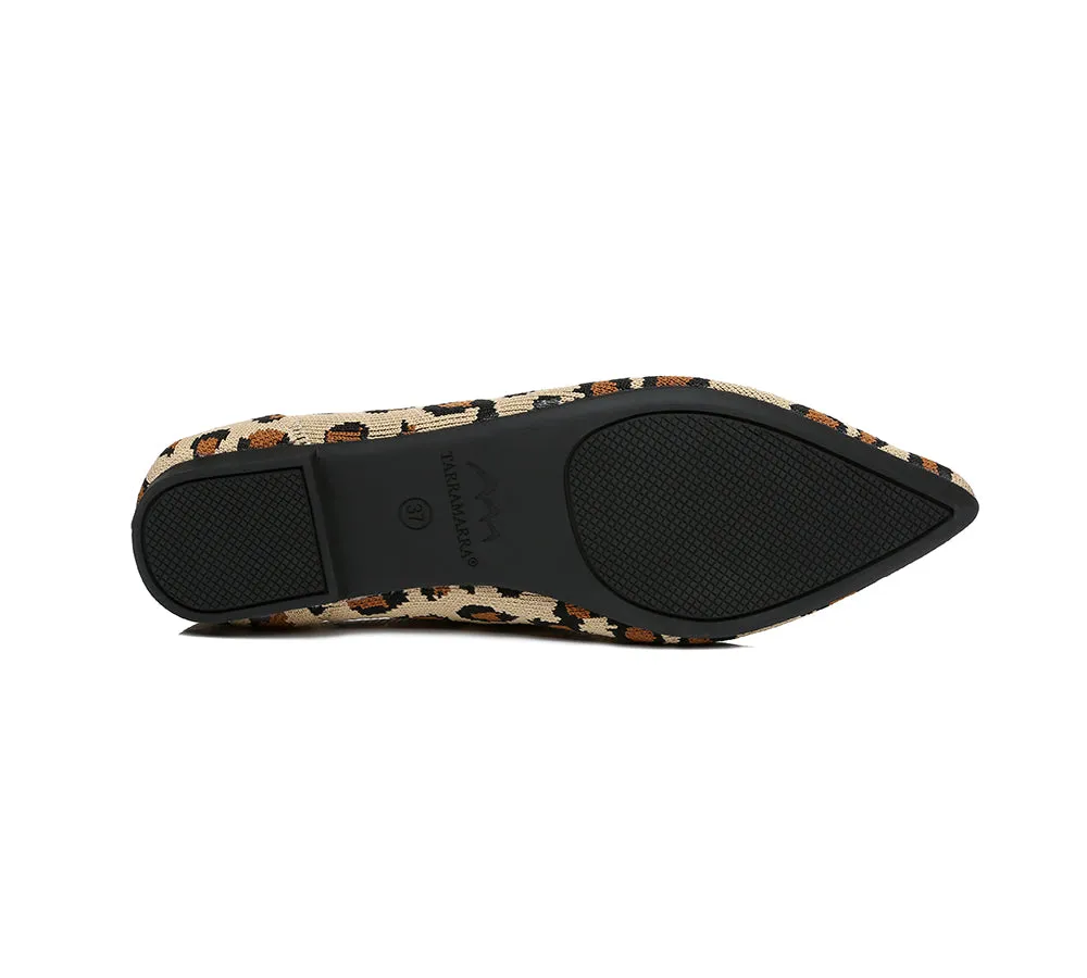 Women Foldable Pointed Toe Ballerina Flats Tania