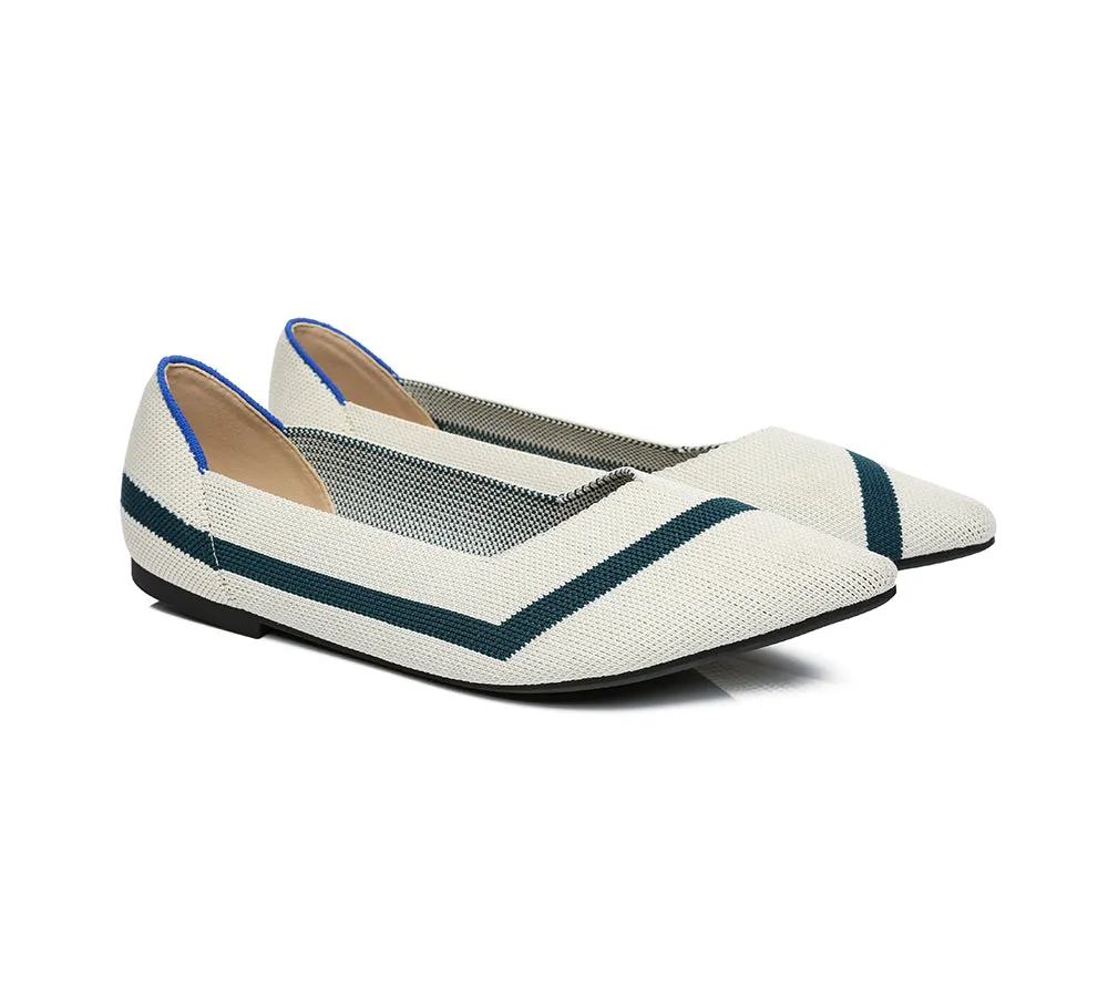 Women Foldable Pointed Toe Ballerina Flats Tania