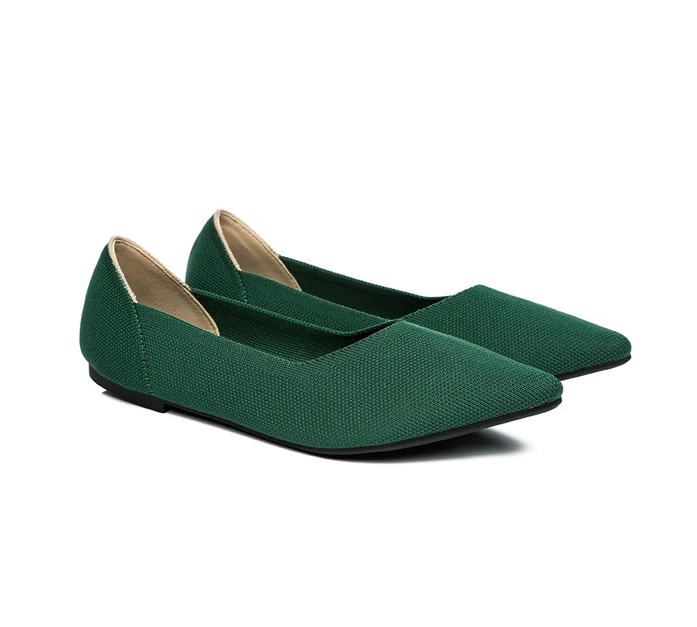 Women Foldable Pointed Toe Ballerina Flats Tania