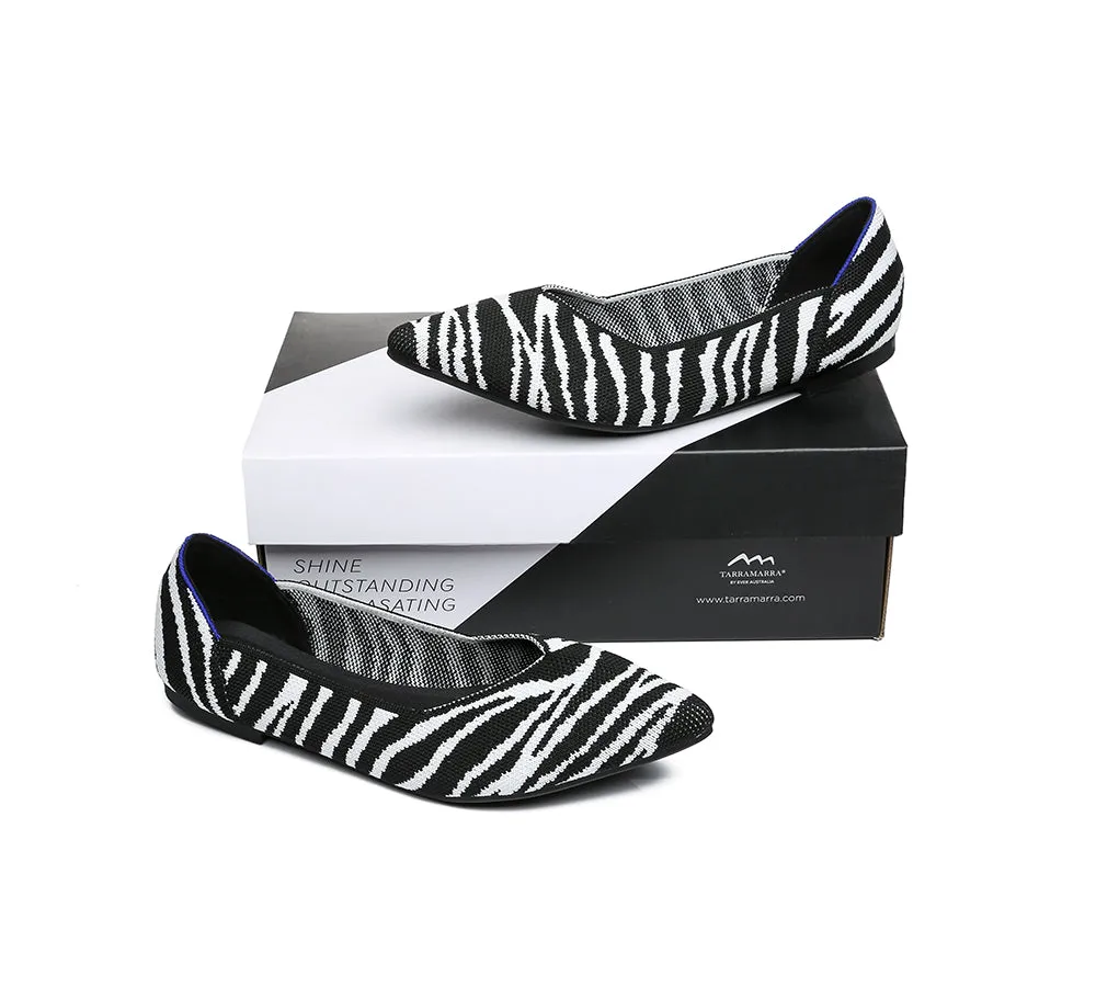 Women Foldable Pointed Toe Ballerina Flats Tania