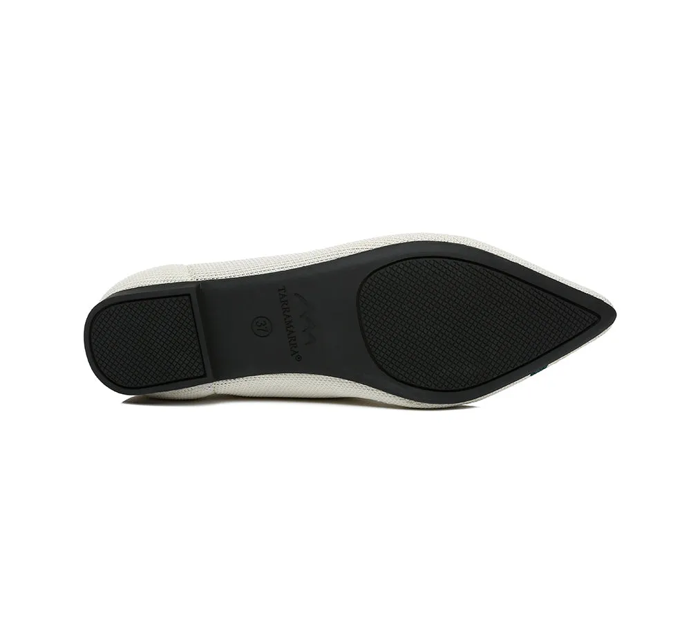 Women Foldable Pointed Toe Ballerina Flats Tania