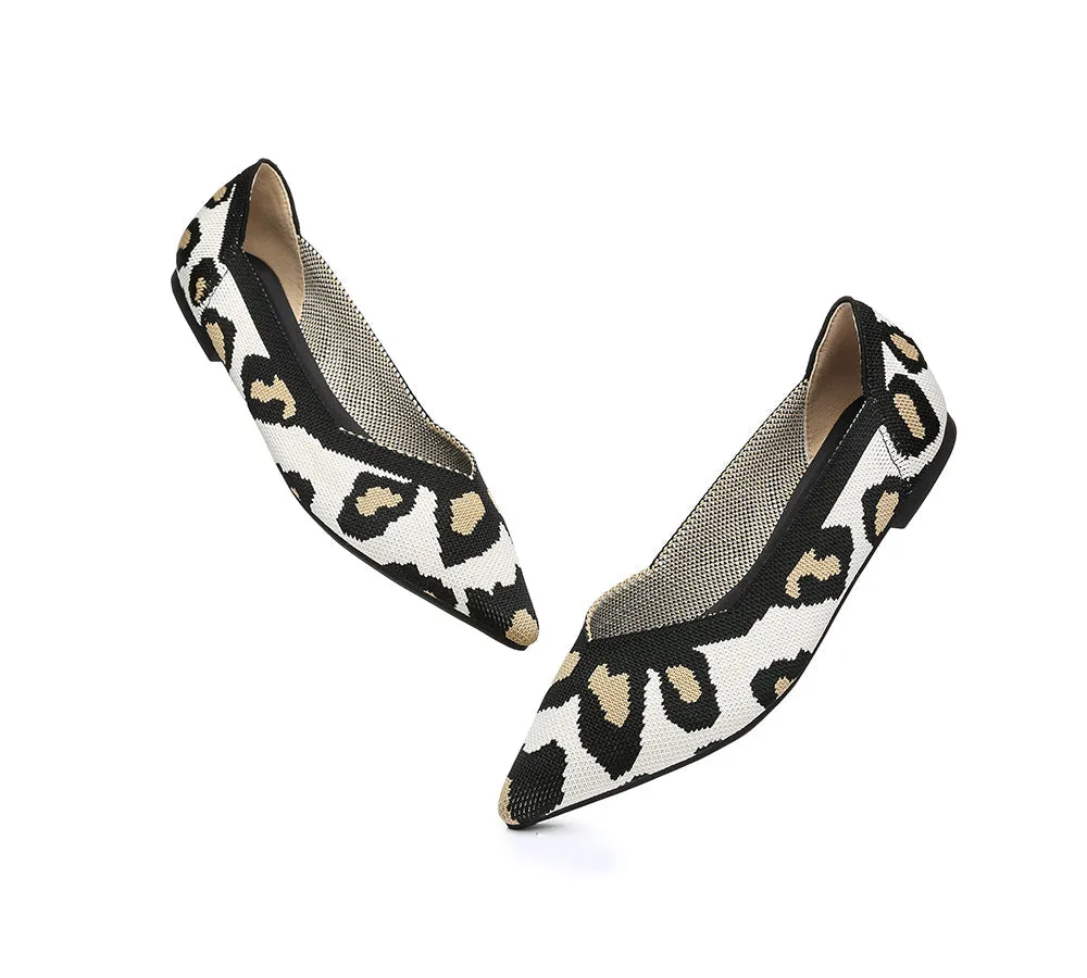 Women Foldable Pointed Toe Ballerina Flats Tania