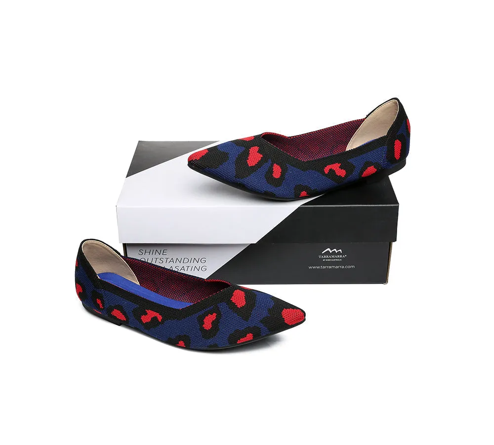 Women Foldable Pointed Toe Ballerina Flats Tania