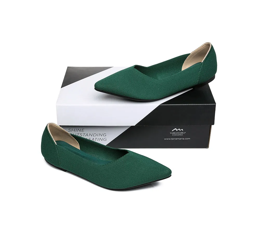 Women Foldable Pointed Toe Ballerina Flats Tania