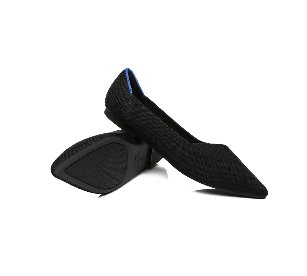Women Foldable Pointed Toe Ballerina Flats Tania