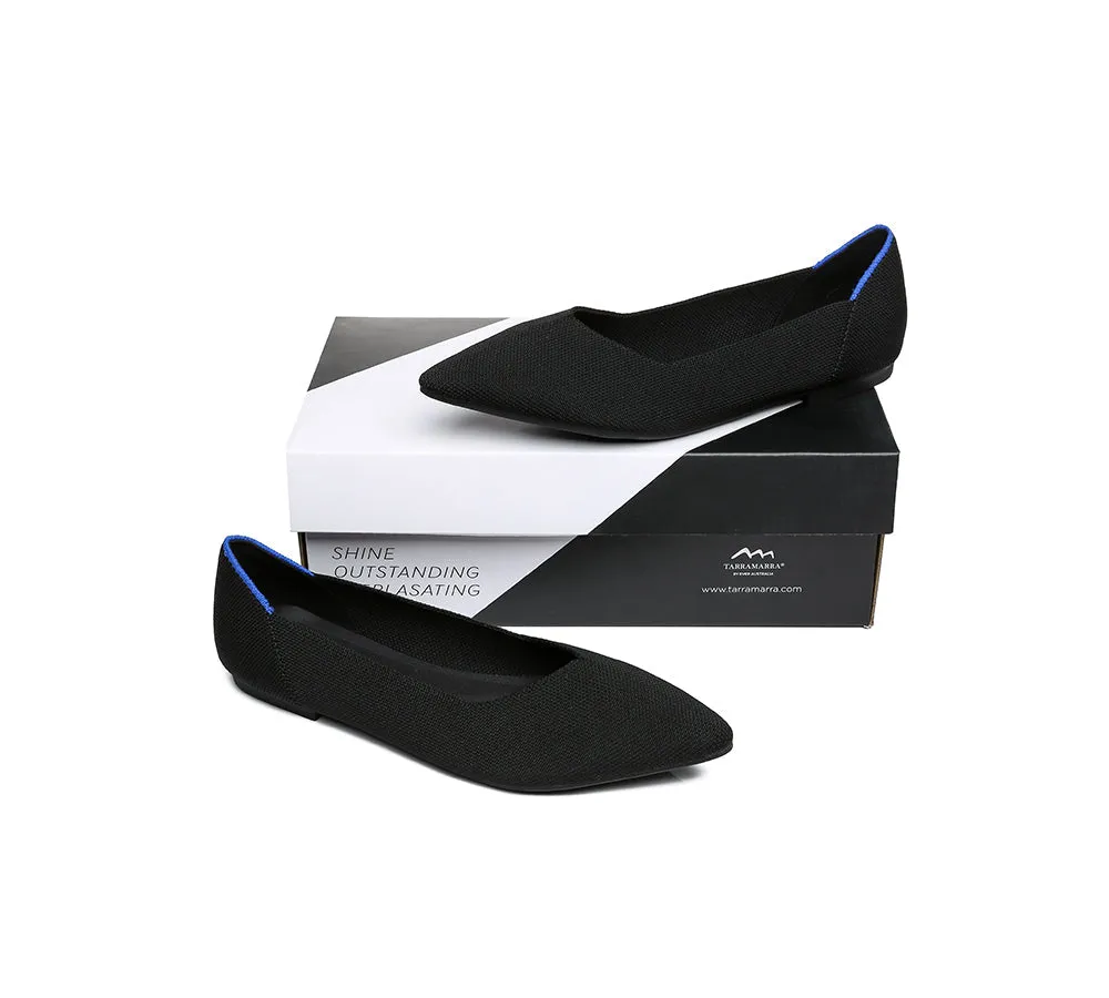 Women Foldable Pointed Toe Ballerina Flats Tania