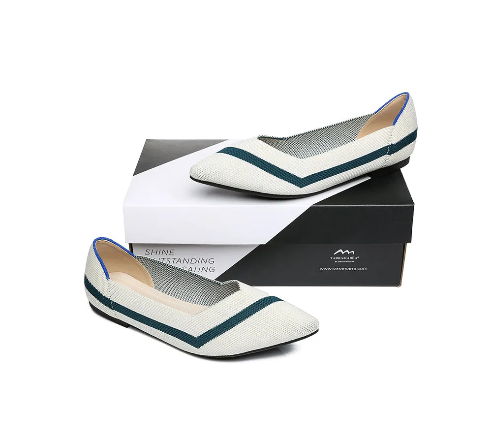 Women Foldable Pointed Toe Ballerina Flats Tania