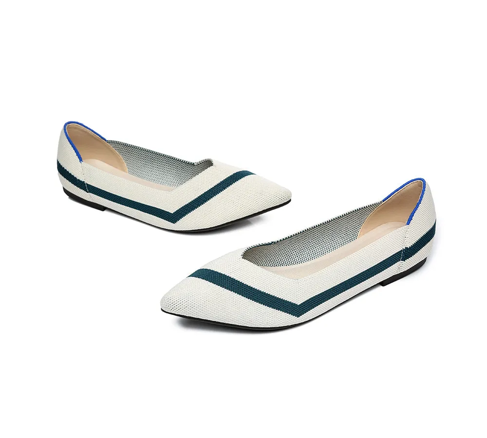 Women Foldable Pointed Toe Ballerina Flats Tania