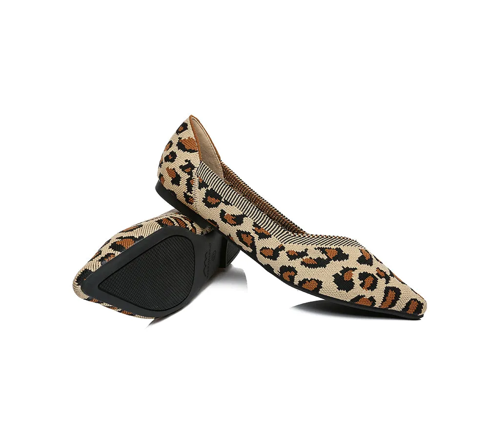 Women Foldable Pointed Toe Ballerina Flats Tania