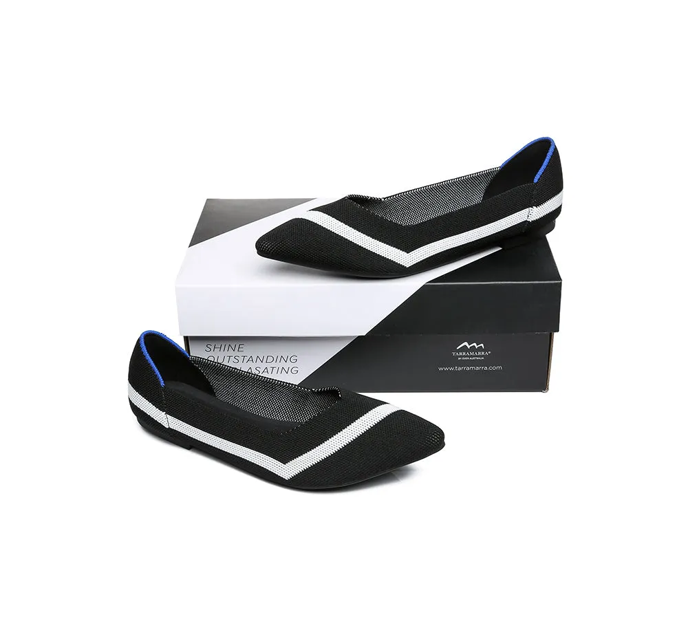 Women Foldable Pointed Toe Ballerina Flats Tania