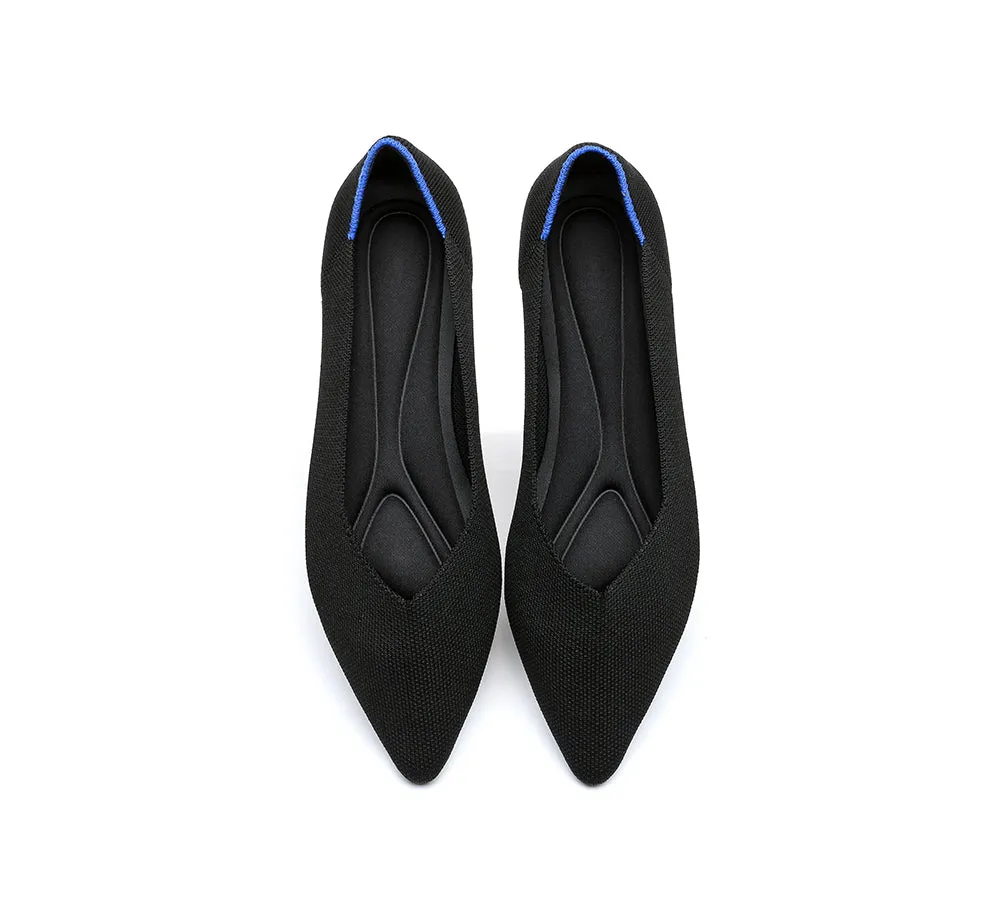 Women Foldable Pointed Toe Ballerina Flats Tania
