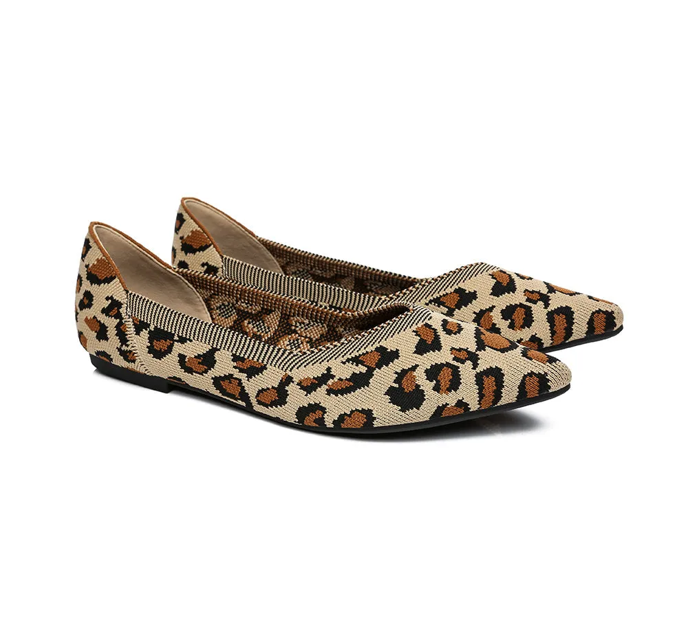 Women Foldable Pointed Toe Ballerina Flats Tania