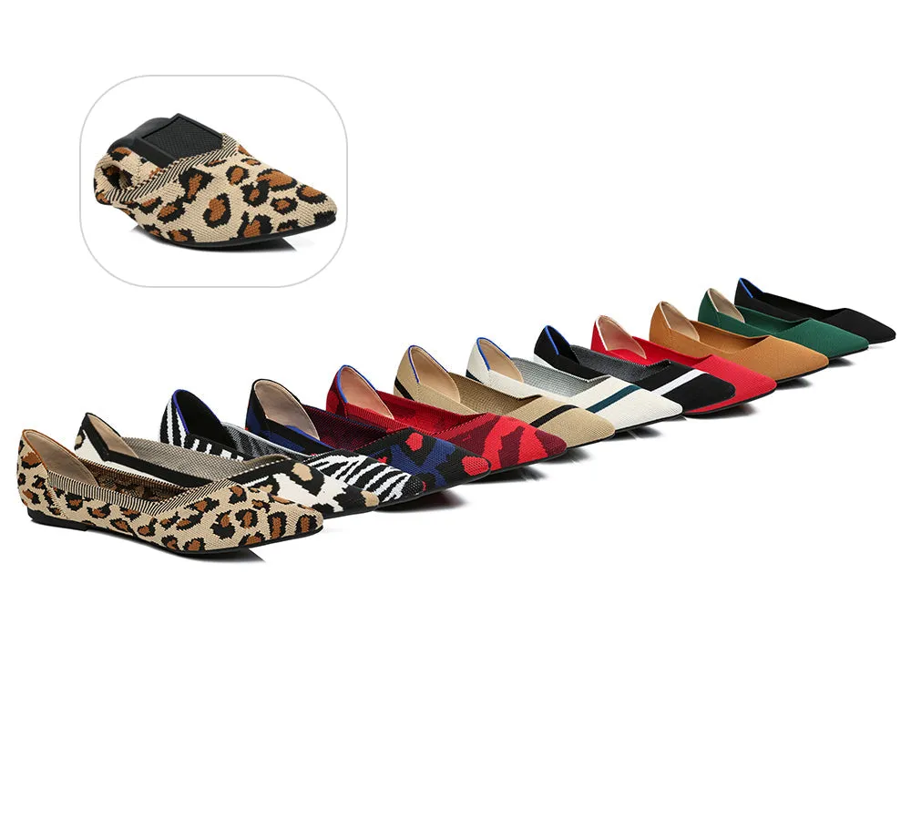 Women Foldable Pointed Toe Ballerina Flats Tania