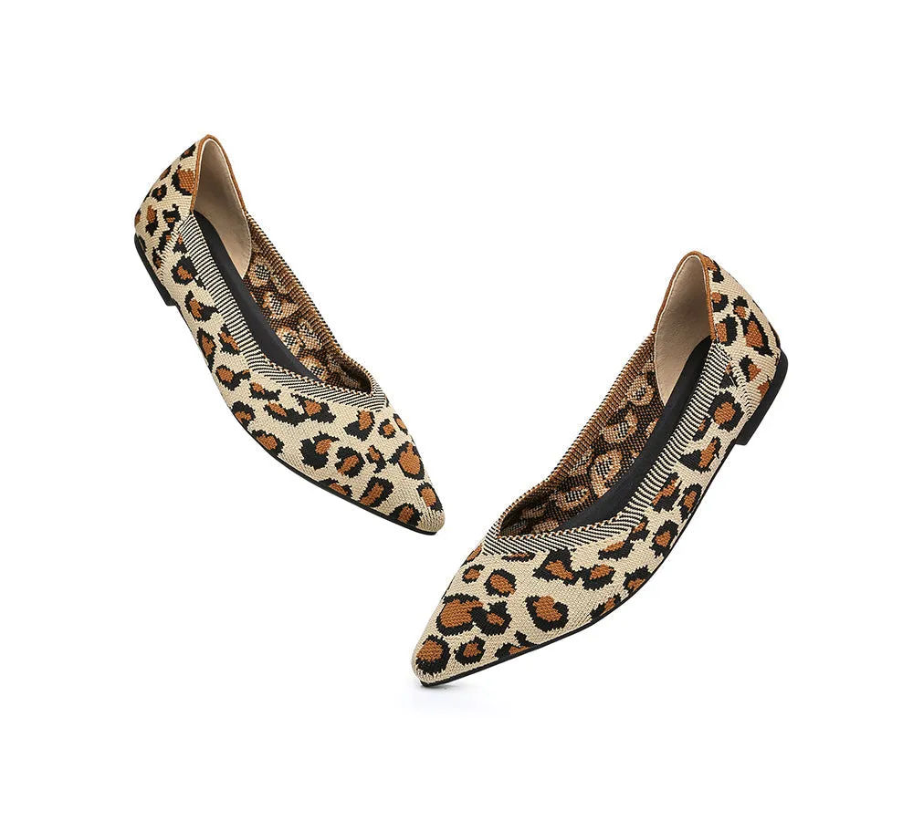 Women Foldable Pointed Toe Ballerina Flats Tania
