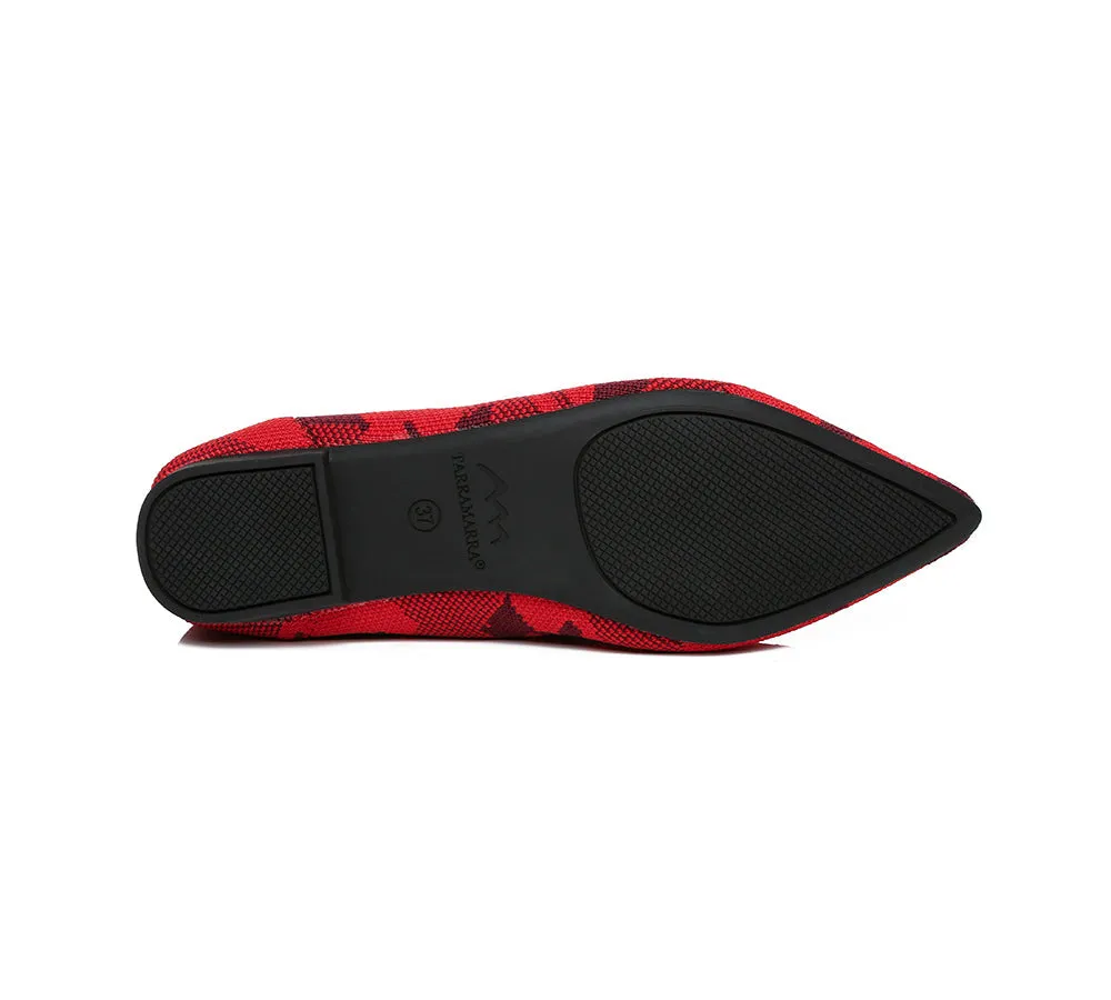 Women Foldable Pointed Toe Ballerina Flats Tania