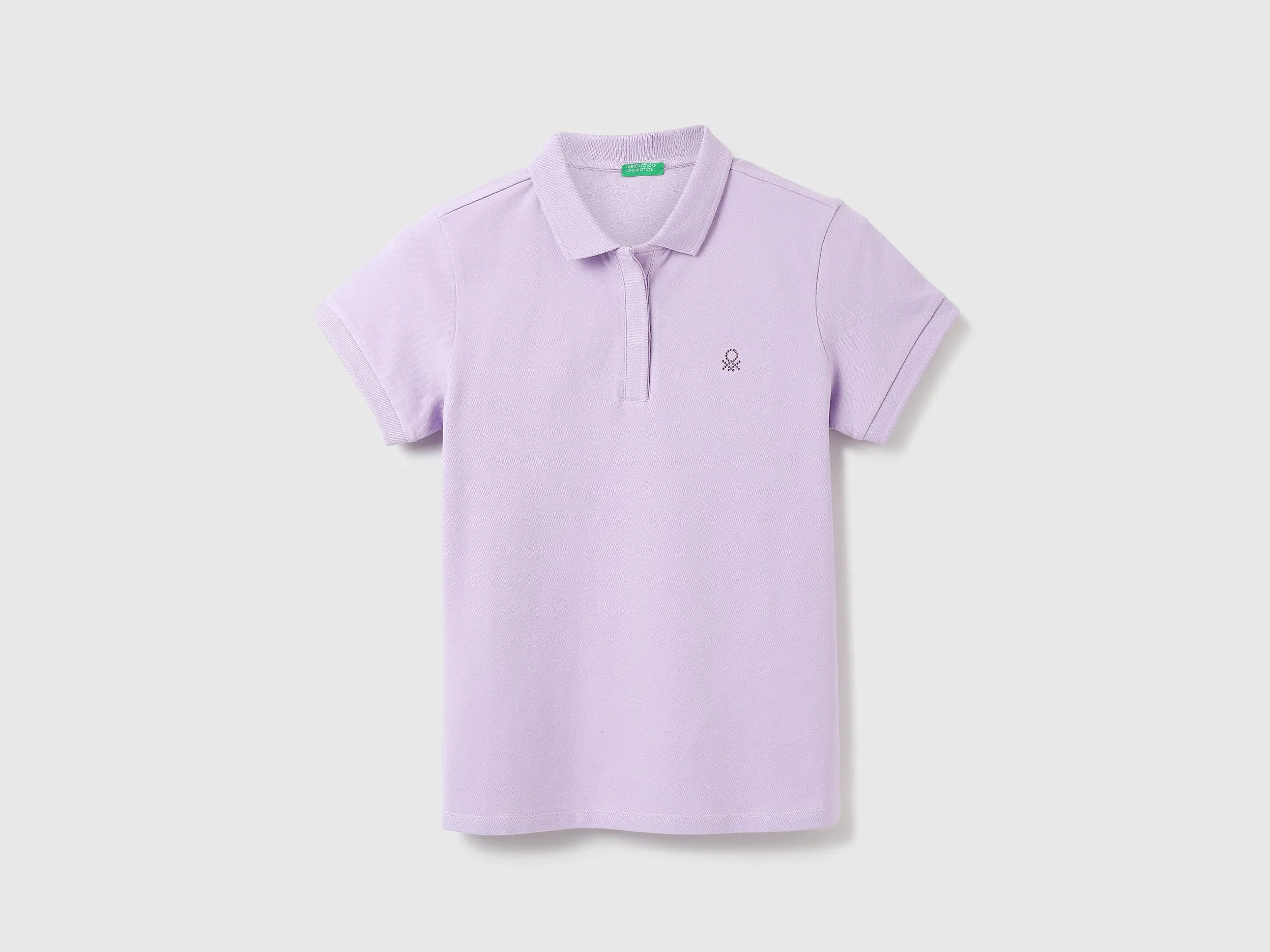 Women Solid Polo Collar T-shirt