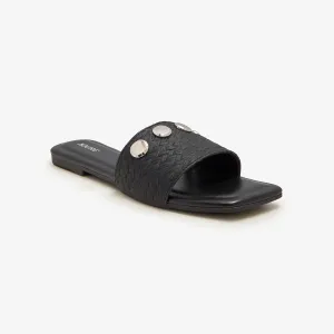 Women's Metal Charm Flats