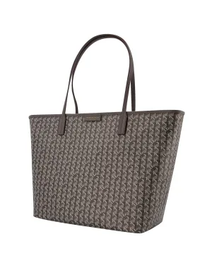 Zip Tote Hobo Bag - Tory Burch - Grey - Canva