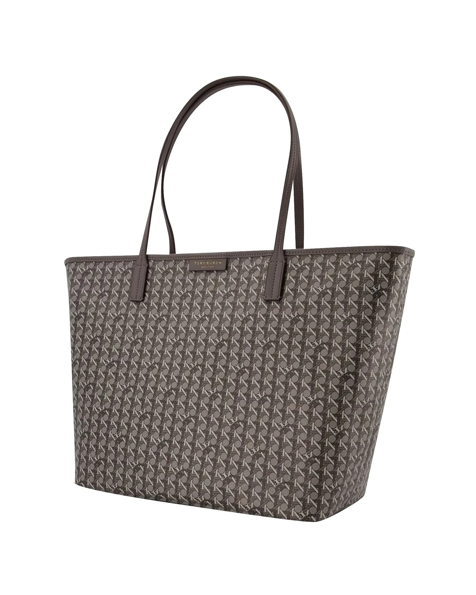Zip Tote Hobo Bag - Tory Burch - Grey - Canva