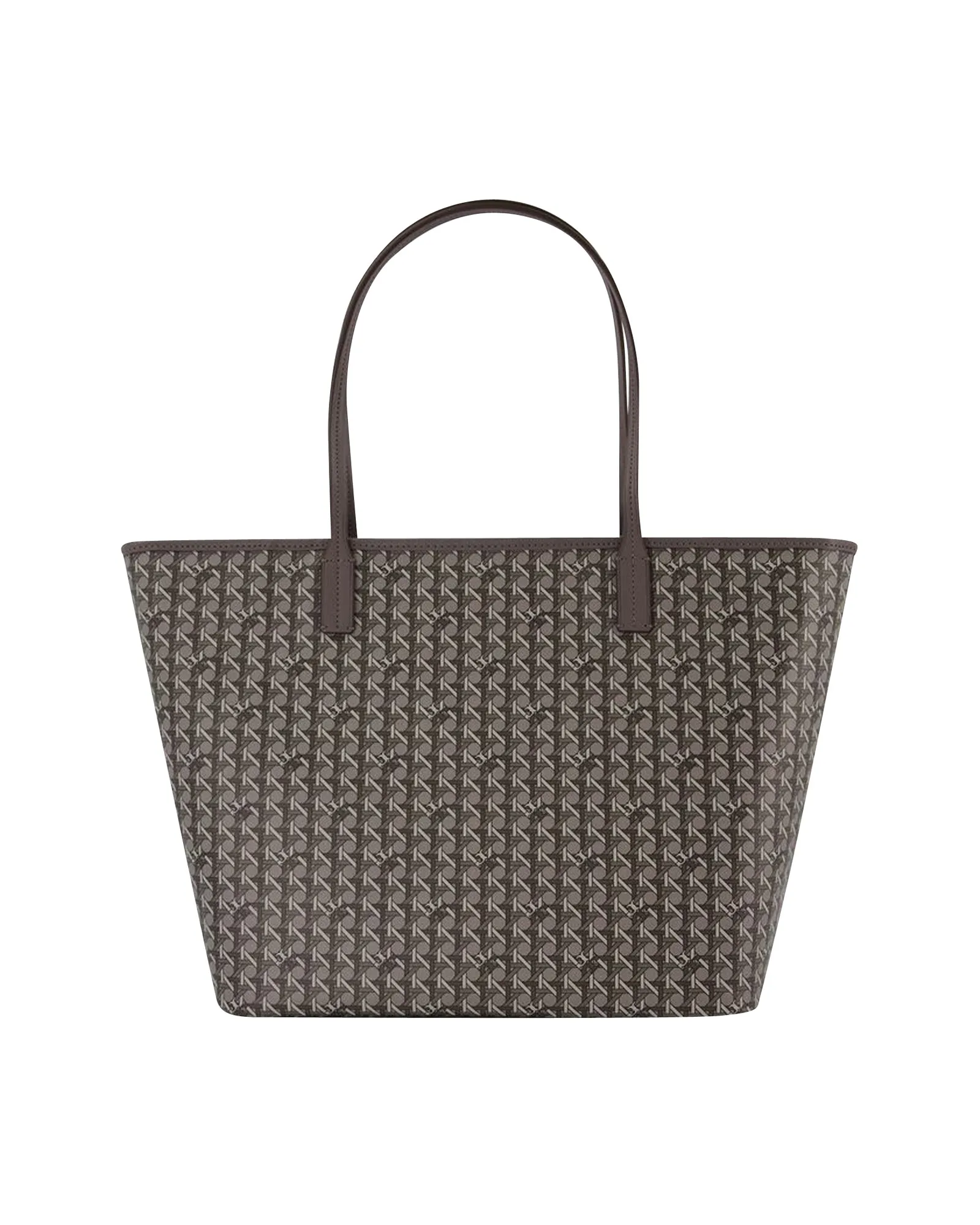 Zip Tote Hobo Bag - Tory Burch - Grey - Canva